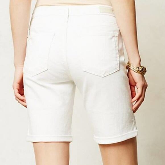 AG Adriano‎ Goldschmeid BROOKE Bermuda shorts in white size 27 - Picture 2 of 14